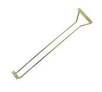 Abcsea 1 Piece Wine Glass Rack Under Cabinet, Stemware Rack Golden, Wine Glass Holder, Goblet Wine Rack with Screws, 50cm 1 Row