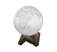 Abcsea 3D Moonlight Lamp with 3 Colors, Earth Night Light, Comfortable Moon Lamp with Stand, Romantic Moon Light Night Light, Earth Lamp12 cm