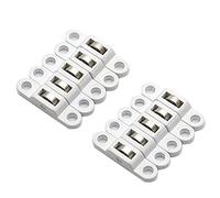 Abcsweet 10PCS Sliding Door Roller Cabinet Caster Wheel Pulley for Wardrobe Furniture Door Window Accessories, Width 7.5mm, Silver, Plastic