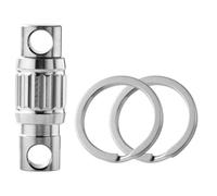 Abcsweet Small Key Rings Detachable Quick Release Keychain Rotating Rings Buckle Key Holder For Car Keys