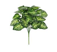 ABCWARRT 10pcs/lot Wedding Decor Artificial Plant Leaves Silk Turtle Back Bamboo Persian Leaf Home Garden Decoration Simulation Green Plants (2)