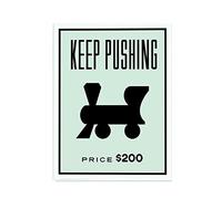 ABCWARRT Classic Cartoon Graffiti Canvas Painting Alec Monopoly Time Is Money Poster Home Living Room Office Wall Picture Decor No Frame (20 * 30cm No Frame,12)