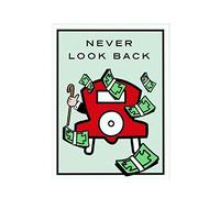 ABCWARRT Classic Cartoon Graffiti Canvas Painting Alec Monopoly Time Is Money Poster Home Living Room Office Wall Picture Decor No Frame (30 * 40cm No Frame,3)