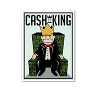 ABCWARRT Classic Cartoon Graffiti Canvas Painting Alec Monopoly Time Is Money Poster Home Living Room Office Wall Picture Decor No Frame (40 * 50cm No Frame,21)