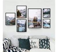 ABCWARRT Modern Art Wall Canvas Painting Natural Landscape Louise Canada Gallery Mountain and Lake Photography Home Decor Poster No Frame (40 * 60cm No Frame,7)