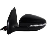 ABCZMG Left/Right Car Door Rearview Mirror Assembly for VW Scirocco 2009 2010 2011 2012 2013 2014 2015 2016-2018, Automatic Folding Exterior Doors Rearview Side Mirrors,Black-left-13Wire