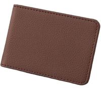 ABCZMG Universal Driver License Protective Case for Opel Adam Karl Corsa Tigra Chevette Astra Olympia, Driving Licence Holder Ultra-thin and Minimalist,Brown