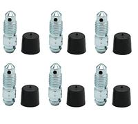 abczok Brake Bleeder Screws, 6 PCS H9403-6, 57188, 5/16-24 x 1 Inch, Fit for Chrysler, Ford, Chevrolet Corvette