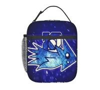 ABDIQJBS Geometry Gaming Dash Insulated Lunch Bag Lunch Box Large Capacity Leakproof Work Lunch Tote Bag Zipper External Net Pocket Office Travel Work