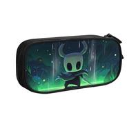 ABDIQJBS Hollow Game Knight Pencil Case with Zipper Storage Box Marker Pen Organizer with Compartments for Teens Office College