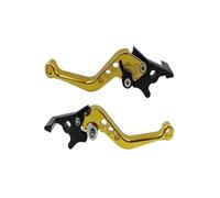 ABDKTMNX 2 Pcs Universal CNC Alloy Motorcycle Brake Handle Adjustable Size Moto Motorbike Clutch Drum Brake Lever Handle Handlebar Clutchs Brakes Levers