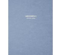 Abdomen II Clinical Notes: Ultrasound Clinical Notebook for Sonography Students | 7.5 x 9.25 | 150 Cream College Ruled Pages with Date & Topic | Clinical Core Collection - Puff Blue Edition