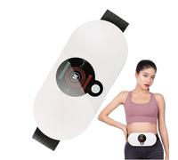 Abdominal , 9 Modes Abdominal Slimming Massager, Wireless Vibrating Abdominal Massager Electric Heating for Slimming Cellulite Reduction Home Gym Fitness Office