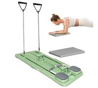 Abdominal Board Pilates | Foldable Pilates Reformer Board | Enlarged Thickened Elbow Support Pads Stable Core Workout Equipment for Home Gym Outdoor Indoor Balance Back Muscles Men Women