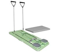 Abdominal Board Pilates - PP Pilates Plank Fitness Trainer Board | Automatic Rebound Core Workout Tool for Exercising Core Strength, Gluteus Maximus, Back Muscles & Balance Ability (Green)