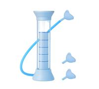 Abdominal Breathing Dumbbell Adjustable Lung Capacity Trainer with 2 Training Modes Plastic Breathing Exercise Device with 5 Weights 2 Mouthpieces Blue Pink (blue)
