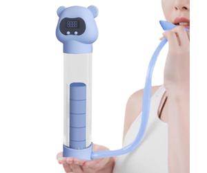 Abdominal Breathing Trainer - 6 Inch Lung Exerciser | Adjustable Resistance ABS Silicone Respiratory Muscle Trainer Portable | Athletes Cyclists Golfers Home Fitness