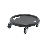 Abdominal Disc Wheel Roller Trainer Plate Exercise Sliders Home Use Grey, Dark Grey, 27.5x27.5x8 cm