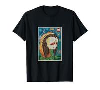 Abdominal Dot Art: Ukiyo-e Katsushika Hokusai Hakunogatari Oiwa-san T-Shirt
