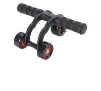 Abdominal Equipment Black Three Wheel Roller Plastic Exercise