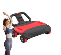 Abdominal Exercise Roller - Core Training Wheels with Automatic Bounce, Abdominal Wheel, Double Wheel Abdominal Roller Core Training, Non-Slip Handles,