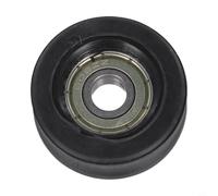 Abdominal Exercise Roller Replacement Wheel Nylon Bearing Pulley for Core Strength Home Workout 35.5mm Black