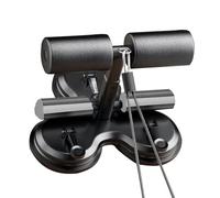Abdominal Exerciser - Suction Cup Sitting Assistant, Compact Workout Equipment, Stable and Adjustable Floor Mounting Design | Quick Installation Strong Hold for Office at