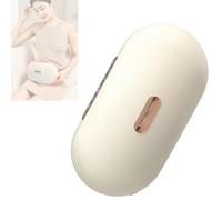 Abdominal Massager, Bianshi Abdominal Massager, Double Plates with Large Area Kneading, 3-Stage Adjustment, Deep Hot Compress + Vibration Massage, for Relieve Bloating and Constipation