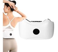 Abdominal Massager, Electric Abdominal Stimulator | Vibration Massager for Waist Abdomen, Digestive Aid, Relief from Bloating, Portable Wellness Device for Home Training, Yoga, Travel, Relaxation