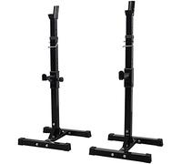 Abdominal Muscle Equipment Dumbbell Bench Barbells Squat Rack Stand Height Adjustable Home/Gym Dumbbell Rack Heavy Duty Sturdy Steel Fitness