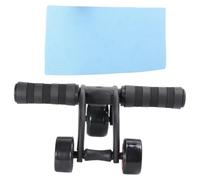Abdominal Muscle Wheel Black for Home Exercise Three-wheel