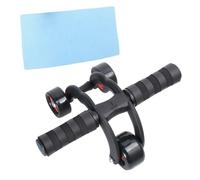 Abdominal Muscle Wheel Plastic Black Three Wheel Roller