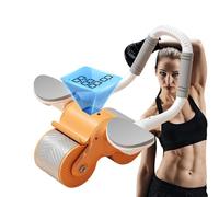 Abdominal Roller,Ergonomic Home Fitness Equipment With Elbow Support And Phone Holder | Automatic Rebound Abdominal Wheel - for Women Men Adults Teens Home Gym