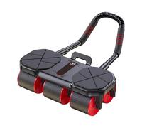 Abdominal Roller - Muscle Exercises Abdominal Roller | AB Training Equipment with Knee Mat | Double Wheel Set with | Timer and Phone Holder for Home Fitness | Calisthenics Equipment | Strength TRAI
