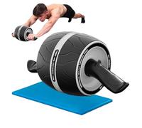 Abdominal Roller, Muscle Trainer with Double Wheels - Silent Training Equipment with Bounce for Beginners Men Women Boys Adults Athletes