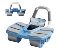 Abdominal Roller, Quiet Core Training for Home - Self-Erecting Abdominal Trainer with Four Wheels for Beginners at Home