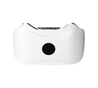 Abdominal Slimming Machine, Electric Ab Massager, Fat Burning and Muscle Relief, Exercise Tool for Men, Women, Home Fitness Routine, 10.24x1.97x5.91 inches, White Color