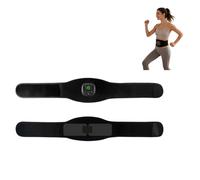 Abdominal Toning Belt, Firming & Strengthening Workout Equipment, Rechargeable Muscle Stimulator with 12 Modes & 19 Intensities, Adjustable Fitness Belt for Core, Abs, Arms, Legs & Glutes (Black)