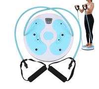 Abdominal Torsion Disc | Abdominal Exercise Board with Pull Cord | Rotating Ab Disc with Built-in Counter for Home Workout - Ideal for Sports Enthusiasts