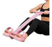 Abdominal Trainer - ABS 51cm | Resistance Band With Pedal Puller | Sit Up Tension Foot Pedal For Arm Leg Slimming Bodybuilding Men Boys Girls Youth Teens Home Gym Yoga Pilates