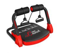 Abdominal Trainer - Foldable Abdominal Trainer for Home - Abdominal Training Device with Two Pull Ropes - Abdominal Trainer with Adjustable Resistance and Automatic Rebound for Home