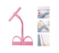Abdominal Trainer - Multifunctional Fitness Resistance Bands | Non-Slip 4-Tube Pedal Ankle Puller With Strong Elastic Stretch Design For Fitness Yoga Training Sports Workout Indoors Outdoors