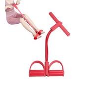 Abdominal Trainer - Multifunctional Fitness Resistance Bands | Non-Slip 4-Tube Pedal Ankle Puller With Strong Elastic Stretch Design For Fitness Yoga Training Sports Workout Indoors Outdoors