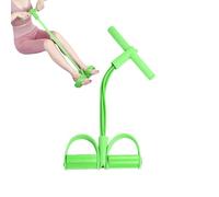 Abdominal Trainer, Pedal Ankle Puller, Sit-Up Training Equipment, Bodybuilding Expander, Full Body Trainer for Home, 4Tubes, Elastic Pull Rope, Leg Exerciser for Home, Yoga, Sports, Travel, Outdoor