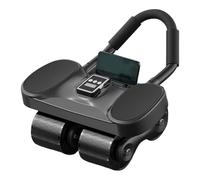 Abdominal Training Roller with Elbow Support, Quiet Indoor Core Trainer for Home, Counting Function, Ab Roller with Elbow Support for On the Go Home Garden Women Men Beginners