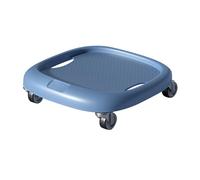 ABDOMINAL TRAINING WHEEL PLATE SILENT WHEELS EXERCISE WORKOUT ROLLER DISC FOR HOME FITNESS (Sky Blue)