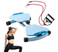 Abdominal Twist Board - Quiet, Non-Slip Base, Core Strengthening Device, Elastic Band Assembly, Compact Apartment Fitness Training Device, Stability, Balance and Sculptor Exercise Device
