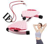 Abdominal Vibrating Board | Muscle Building Equipment - Silent Non Slip Turntable with Elastic Bands for Core Strengthening and Fitness in Apartment