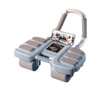 Abdominal Wheel Ab Roller, Automatic Rebound Abdominal Wheel With 6 Elbow Supports, Abdominal Exercise Machine Ab Wheel Roller With 4 Wheel Support For Core Strength Training Fitness Trainer Core Work