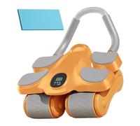 Abdominal Wheel | Automatic Bounce Trainer with Knee Pad - Wheel Machine for Abdominals, for Muscle Strengthening Training, Men Women Gym Home Office Apartment